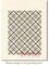 Deep Red Stamps Plaid Background Rubber Cling Stamp 3 x 4 inches